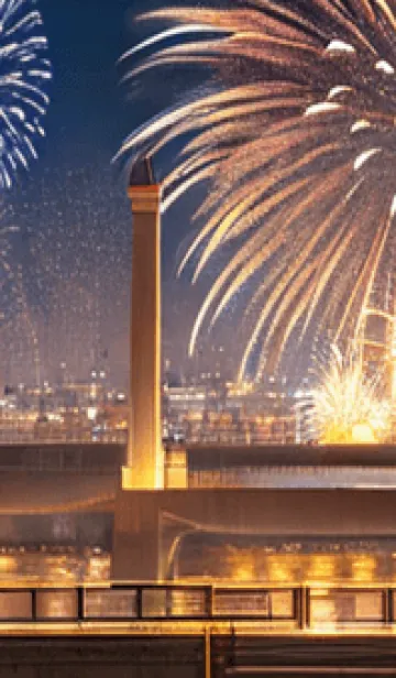 [LINE着せ替え] 夏夜のカケラ#HaA112。の画像1