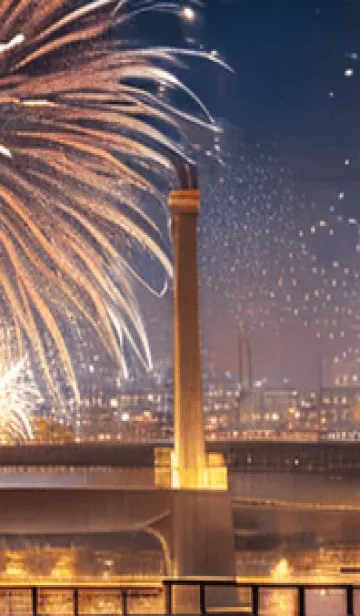 [LINE着せ替え] 夏夜のカケラ#HaA15。の画像1