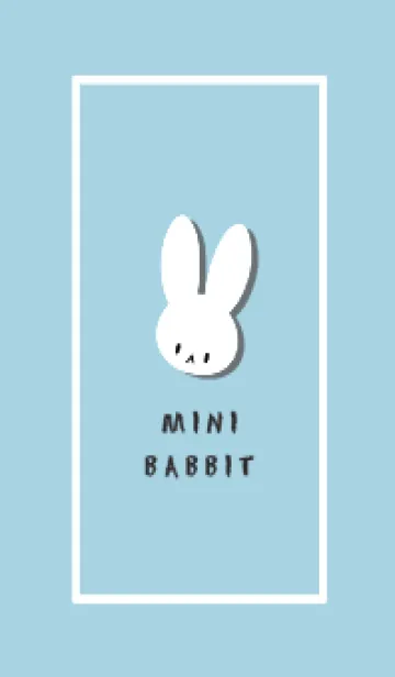 [LINE着せ替え] ホワイト ラビット 203の画像1