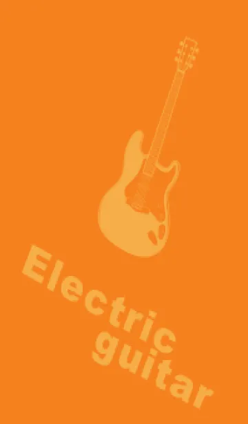 [LINE着せ替え] ELECTRIC GUITAR CLR Nastachium orangeの画像1