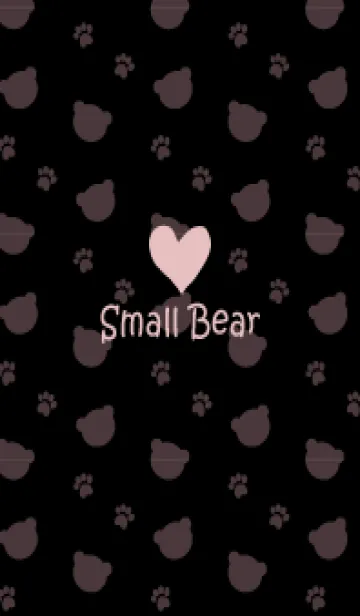 [LINE着せ替え] Small Bear *PinkPattern 1*の画像1