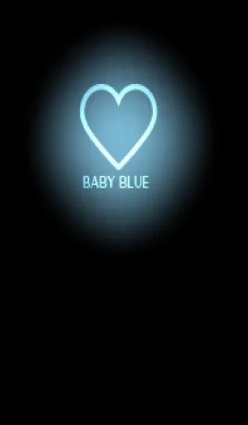 [LINE着せ替え] Baby Blue Neon Theme V5 (JP)の画像1
