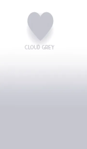 [LINE着せ替え] Cloud Gray & White Theme V.5 (JP)の画像1