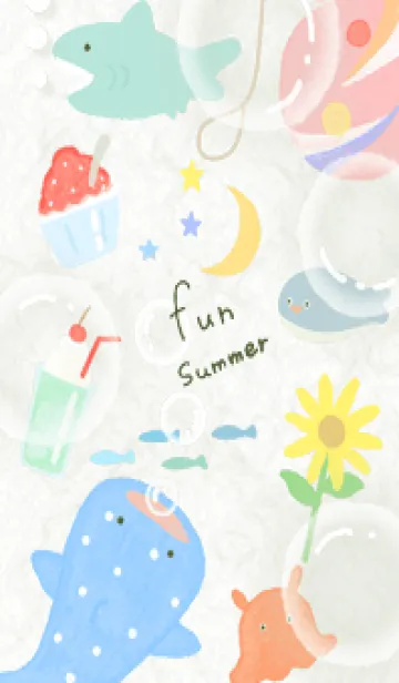 [LINE着せ替え] green♡夏の散歩06_1の画像1