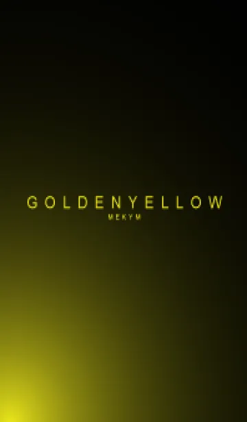 [LINE着せ替え] GOLDENYELLOWLIGHT -MEKYM-の画像1