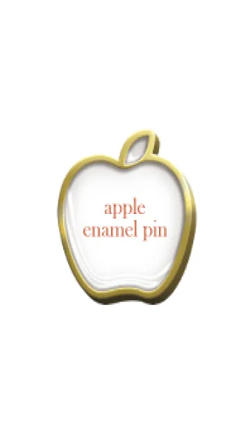 [LINE着せ替え] apple Enamel Pin 35の画像1