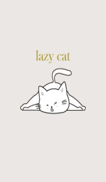 [LINE着せ替え] lazy cat..104の画像1