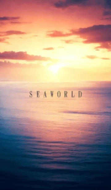 [LINE着せ替え] SEA WORLD-Sunset-13の画像1