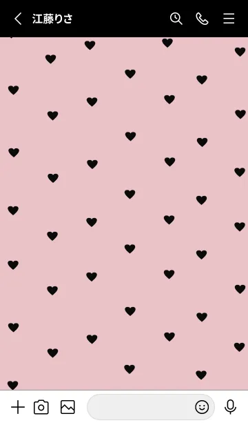 [LINE着せ替え] pattern_heart (blackpink:)の画像2