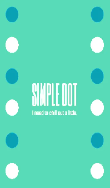 [LINE着せ替え] シンプルドット -51の画像1