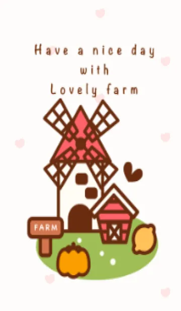 [LINE着せ替え] Lovely farm themeの画像1