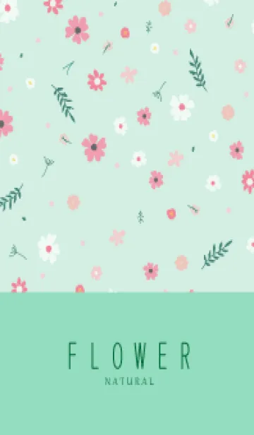 [LINE着せ替え] FLOWER MINT GREEN -NATURAL-13の画像1