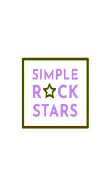[LINE着せ替え] シンプル ロック スター 135の画像1