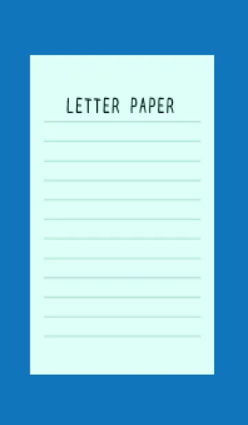 [LINE着せ替え] カラー便箋/ライトブルー/ブルー/ホワイトの画像1