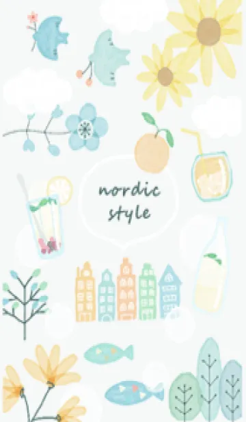 [LINE着せ替え] bluegreen♡素敵な夏を06_1の画像1