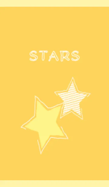 きらきら星 薄い黄色の着せ替えメイン画像