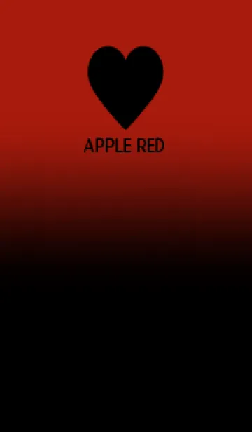 [LINE着せ替え] Black & Apple Red Theme V.5 (JP)の画像1