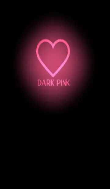 [LINE着せ替え] Dark Pink Neon Theme V5 (JP)の画像1