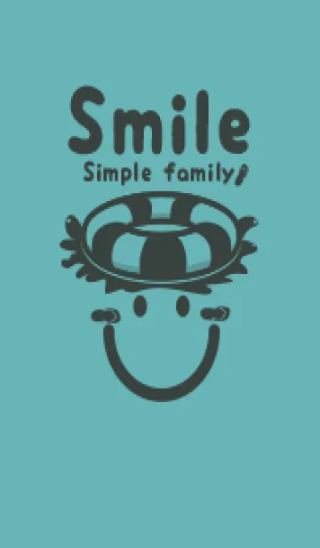 [LINE着せ替え] スマイル＆サマー アクアマリンの画像1