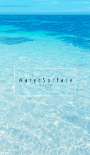 [LINE着せ替え] Water Surface - HAWAII 8の画像1