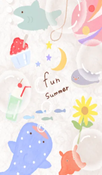 [LINE着せ替え] pinkbrown♡夏の散歩07_1の画像1