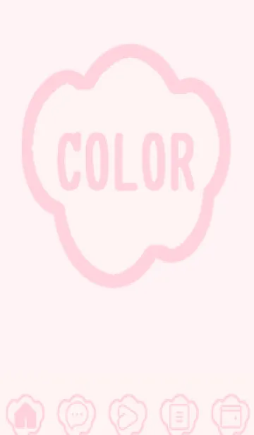 [LINE着せ替え] pink color U33の画像1