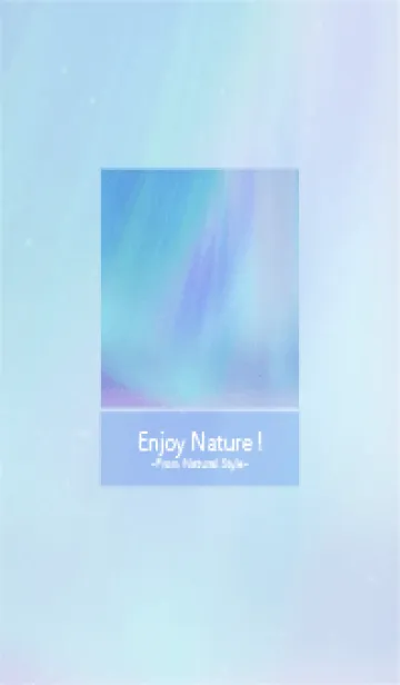 [LINE着せ替え] Enjoy nature！／オーロラの画像1