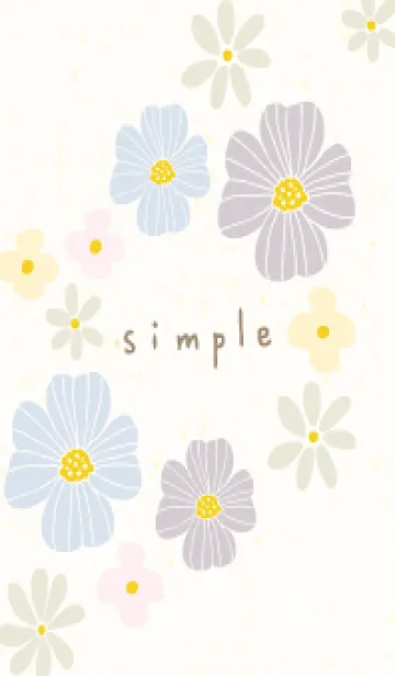 [LINE着せ替え] かわいいお花 大人19の画像1