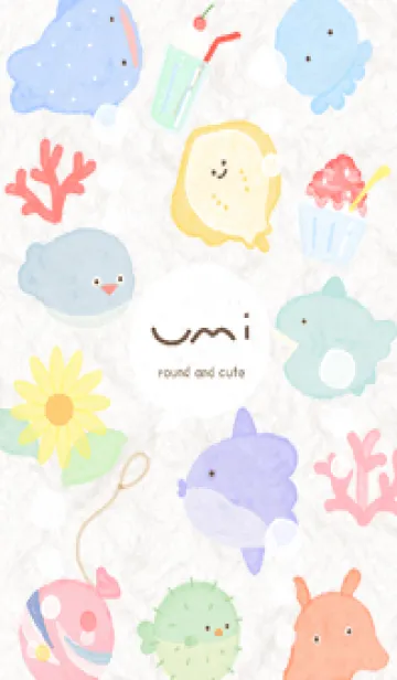 [LINE着せ替え] brown♡まあるい海03_1の画像1