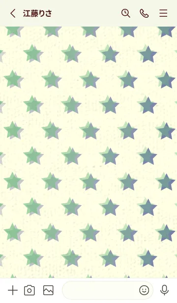 [LINE着せ替え] 星のドッドきせかえ エルブの画像2