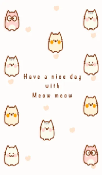 [LINE着せ替え] Little meow meow theme 6の画像1