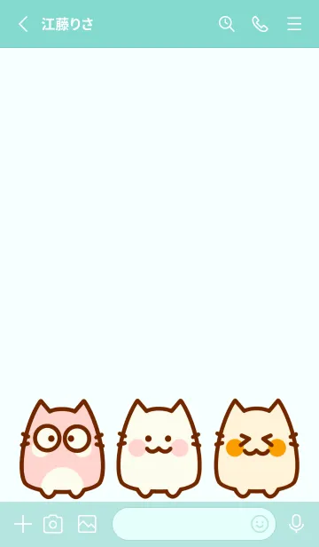 [LINE着せ替え] Little meow meow theme 6の画像2