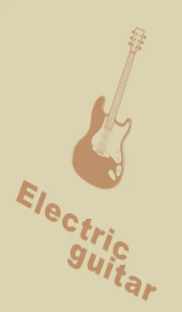 [LINE着せ替え] ELECTRIC GUITAR CLR 砂色の画像1