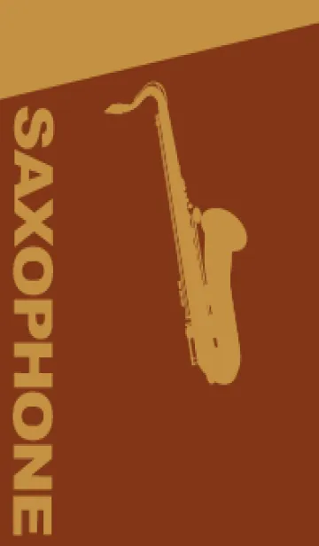 [LINE着せ替え] Saxophone CLR バーントシエンナの画像1