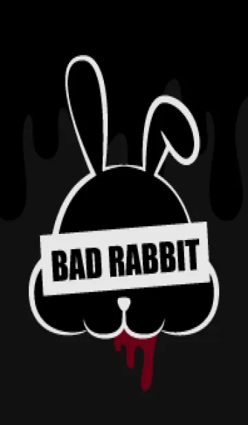 [LINE着せ替え] BLACK-BAD RABBIT DARK 8の画像1