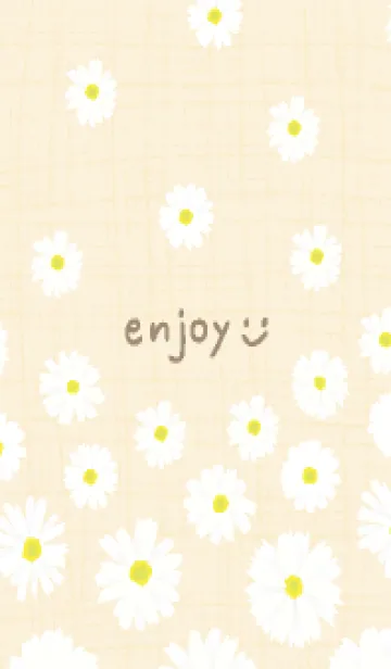 [LINE着せ替え] 白いデイジー舞う29の画像1