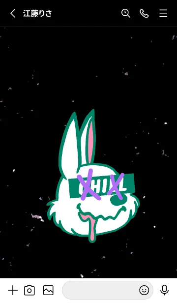 [LINE着せ替え] チル ラビット 65の画像2