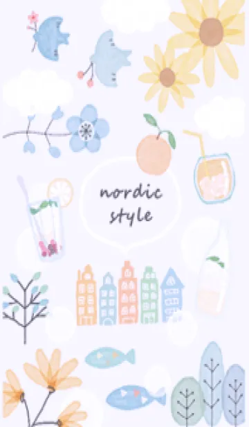 [LINE着せ替え] purple♡素敵な夏を12_1の画像1