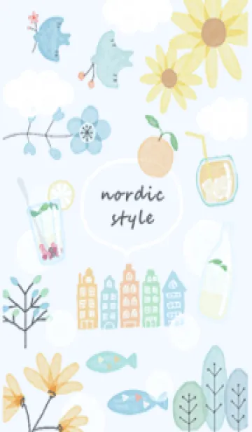 [LINE着せ替え] blue♡素敵な夏を15_1の画像1