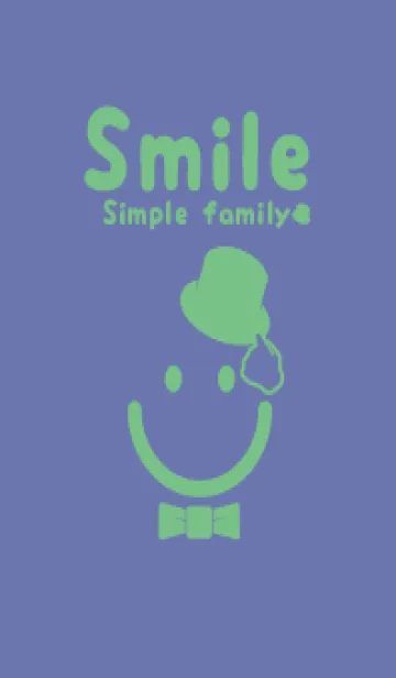 [LINE着せ替え] スマイル＆紳士 サルビアブルーの画像1