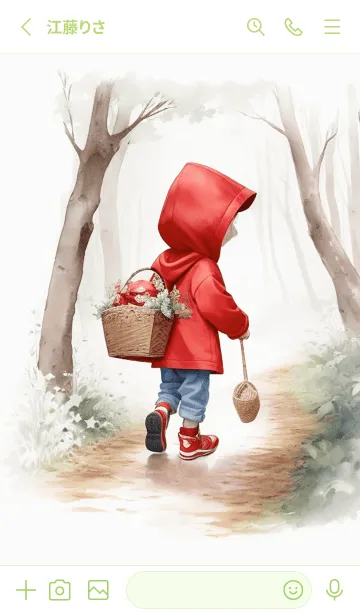 [LINE着せ替え] to visit grandmaの画像2