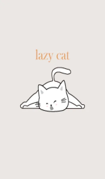[LINE着せ替え] lazy cat..105の画像1
