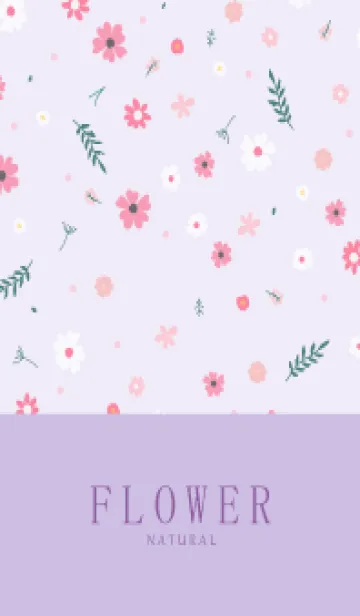 [LINE着せ替え] FLOWER PURPLE -NATURAL- 28の画像1