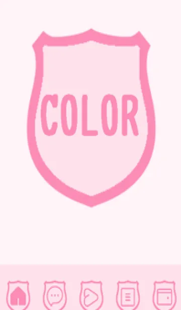 [LINE着せ替え] pink color V31の画像1