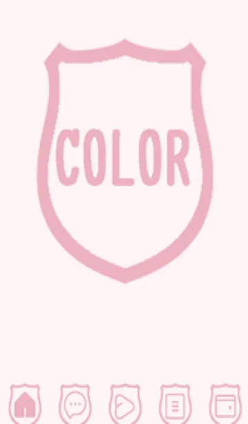 [LINE着せ替え] pink color V35の画像1