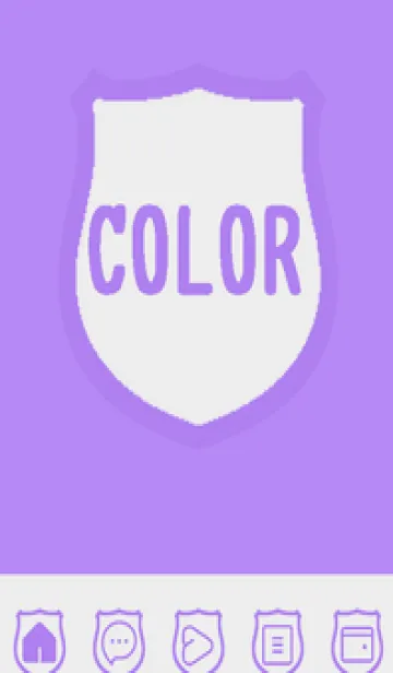 [LINE着せ替え] purple color V31の画像1