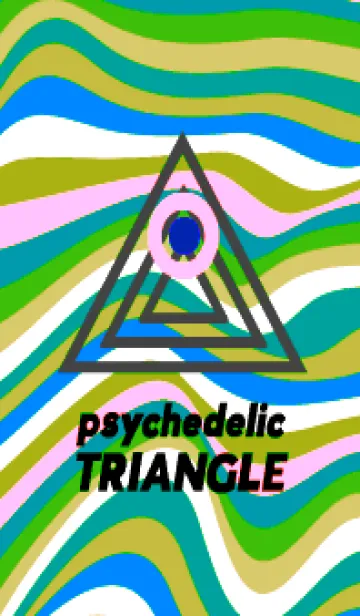 [LINE着せ替え] サイケデリック トライアングル 250の画像1