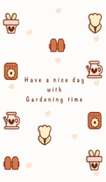 [LINE着せ替え] Gardening time theme 3の画像1