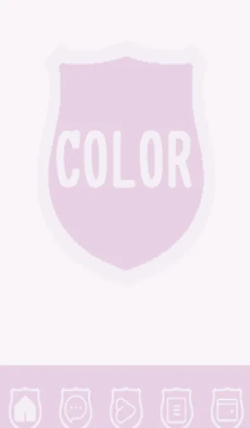 [LINE着せ替え] purple color V33の画像1