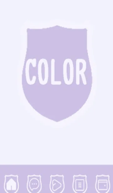 [LINE着せ替え] purple color V34の画像1